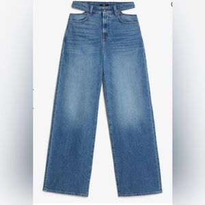 7 For All Mankind Scout Oversized Straight Jeans - Color Weekend